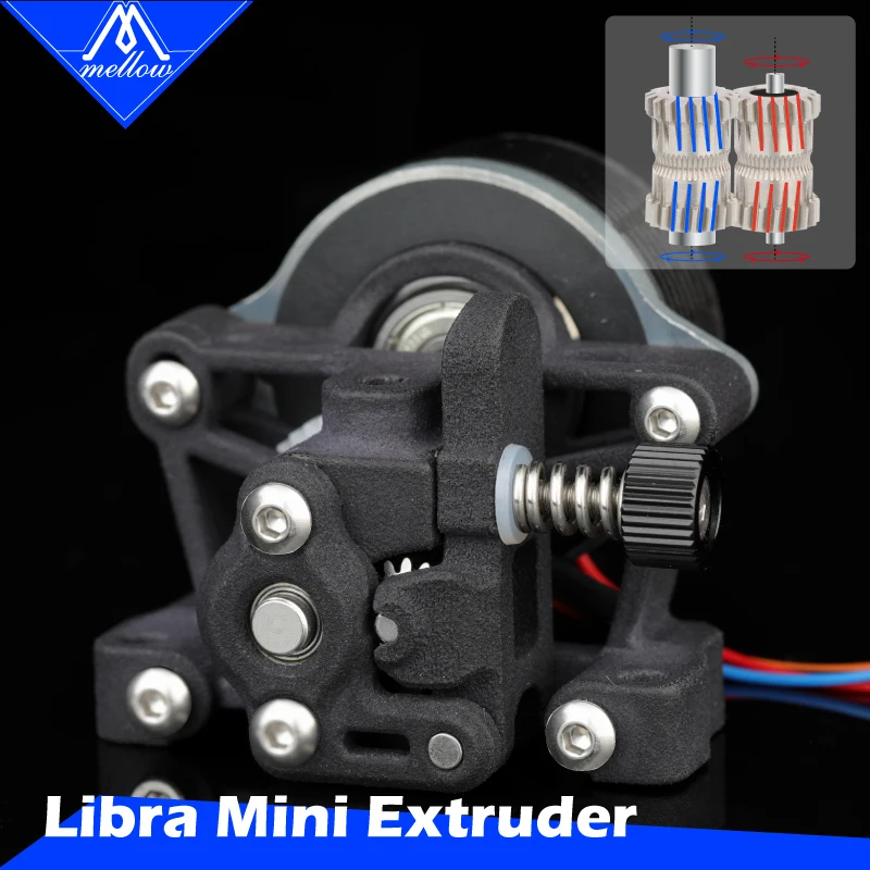 Mellow Libra мини-экструдер с Moons Motor Dual Drive двойная винтовая зубчатая передача для Voron CR-10 Ender 3 3D принтер Clone Sherpa MINI