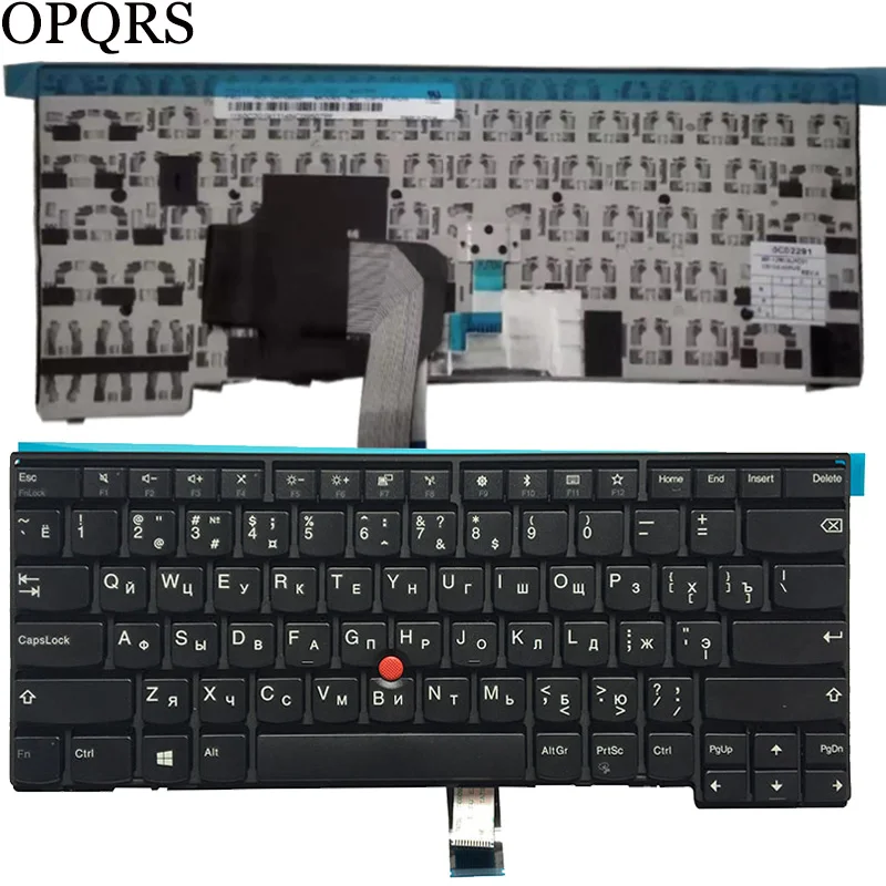 Новая русская/Русская клавиатура для ноутбука Lenovo ThinkPad L440 L450 L460 T431 T431S T440 T440P T440S T450