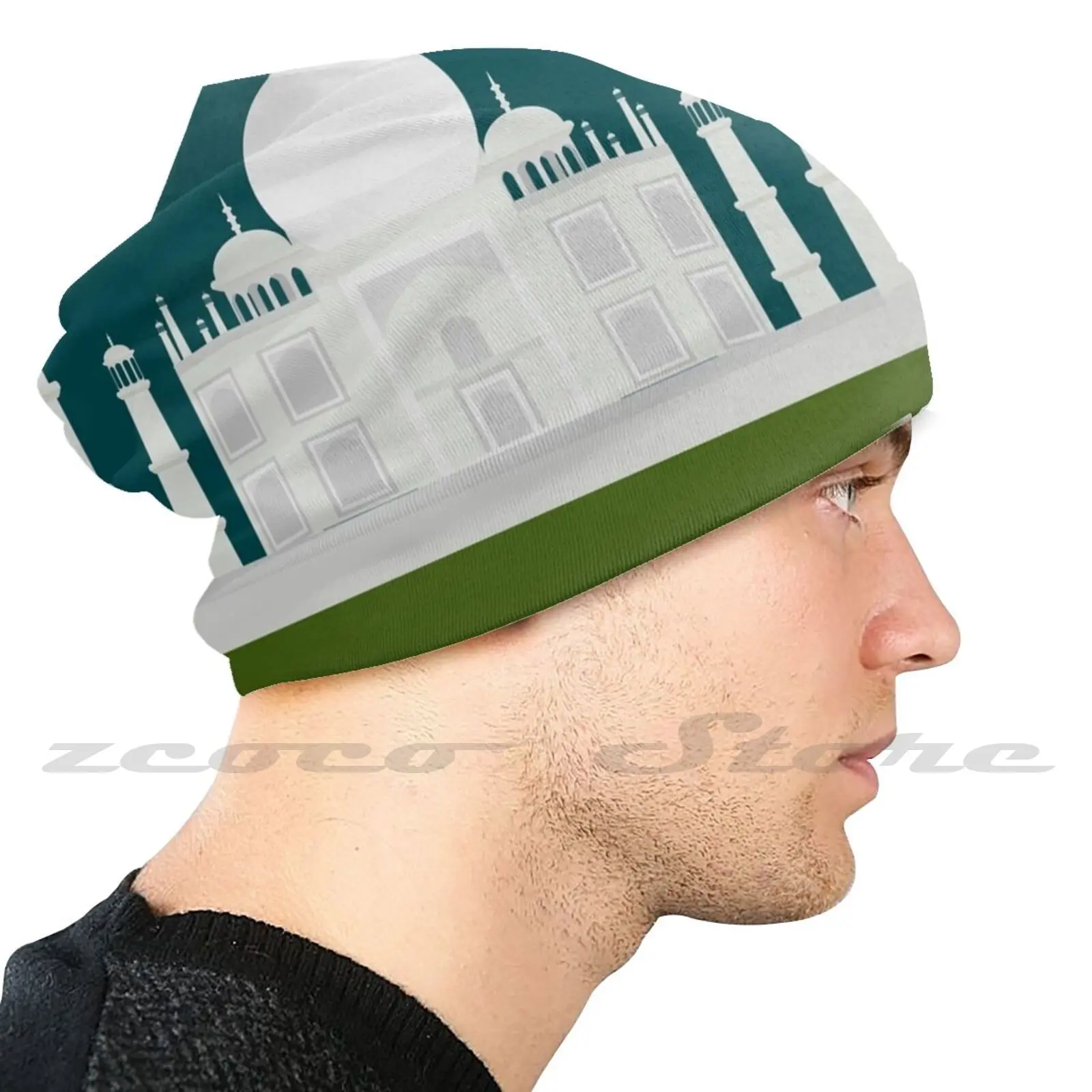 Вязаная шапка для взрослых и детей тадж-махал Кепка уличных занятий спортом