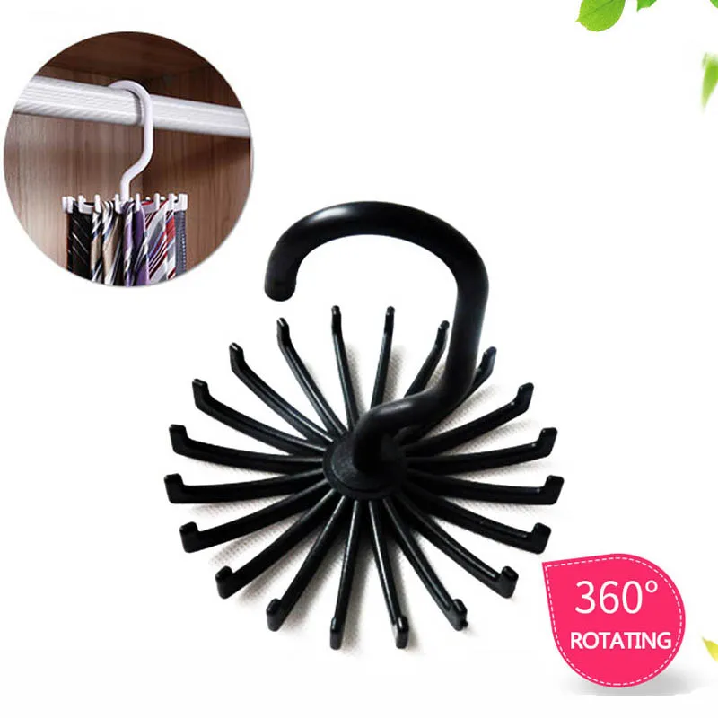 Вешалка органайзер скручивающийся шарф пояс галстук платок вешалка для стеллажа