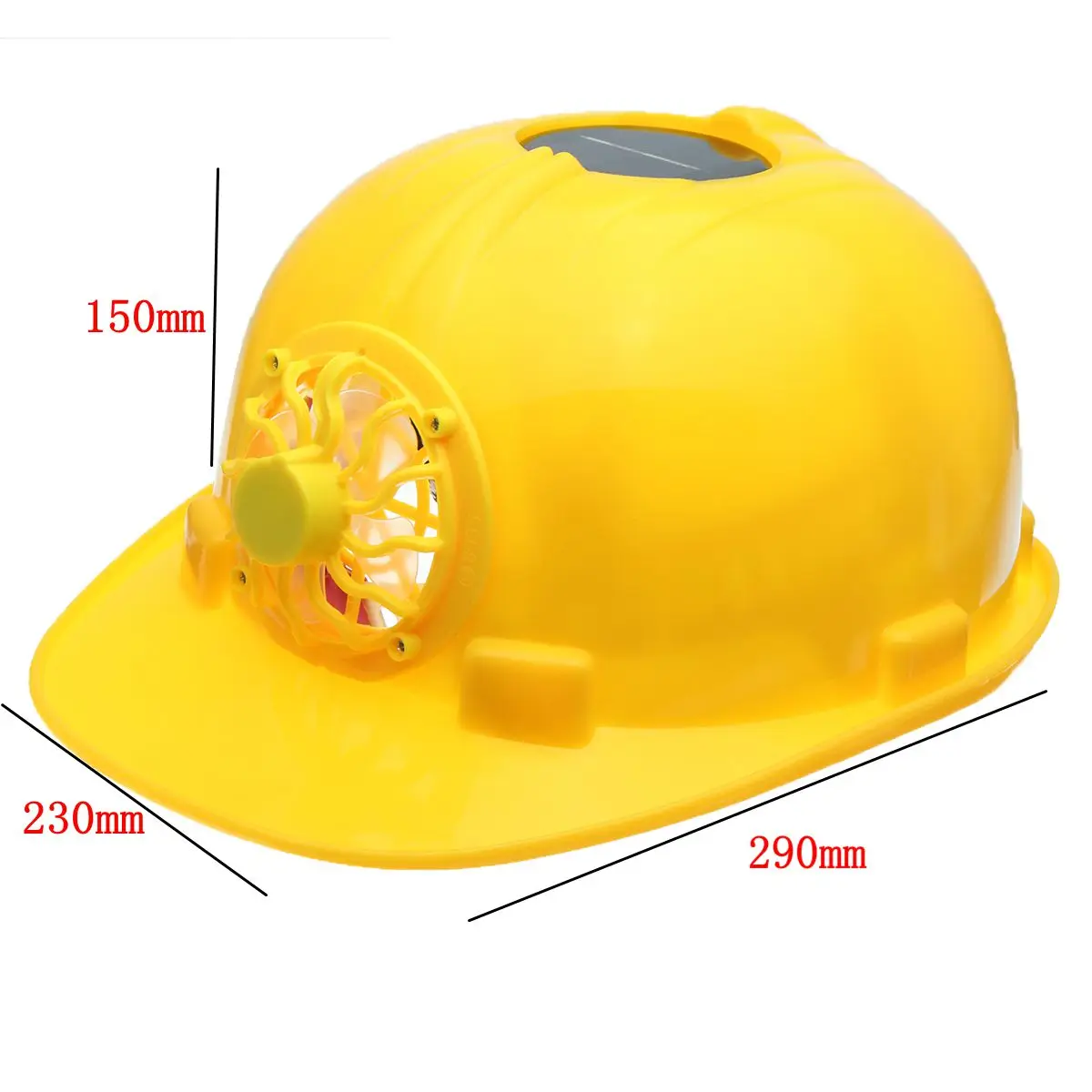 

Solar Powered Cooling Fan Safety Helmet Outdoor Working Safety Hard Hat Construction Workplace Head Protective Cap