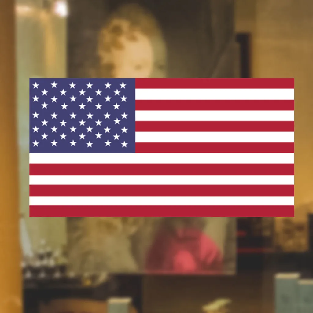 3 шт. настенный стикер с американским флагом наклейка на окна стеклянная дверь