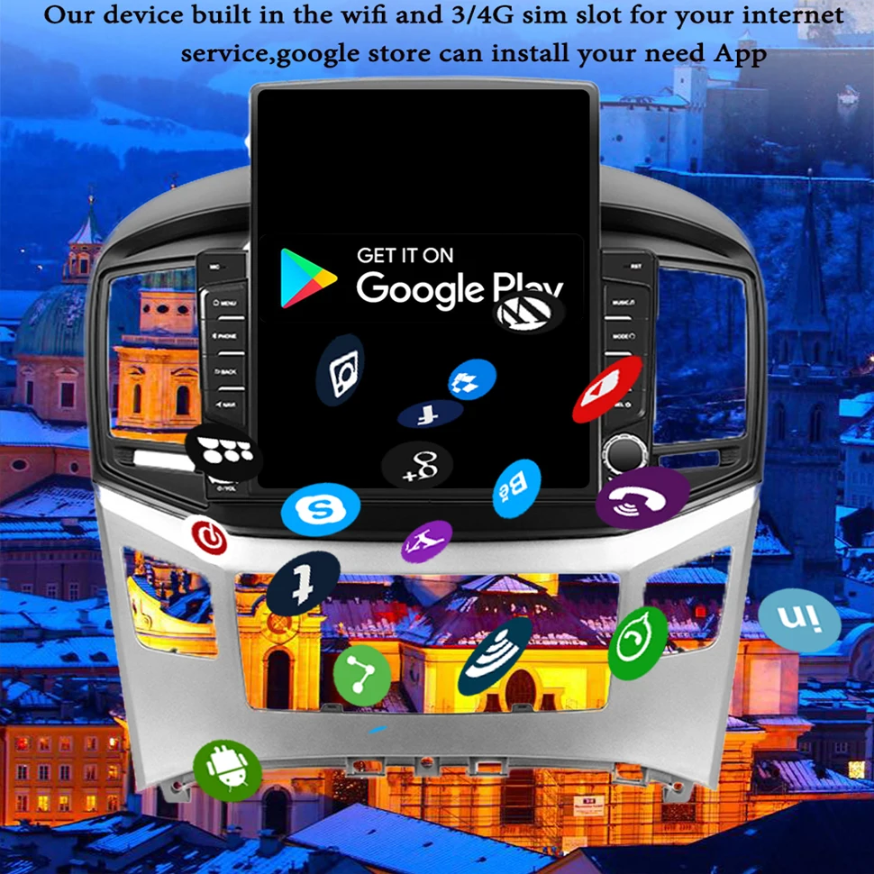 Автомобильный DVD плеер с GPS Android 10 0 для Hyundai H1 Grand Starex 2015 2020 головное устройство