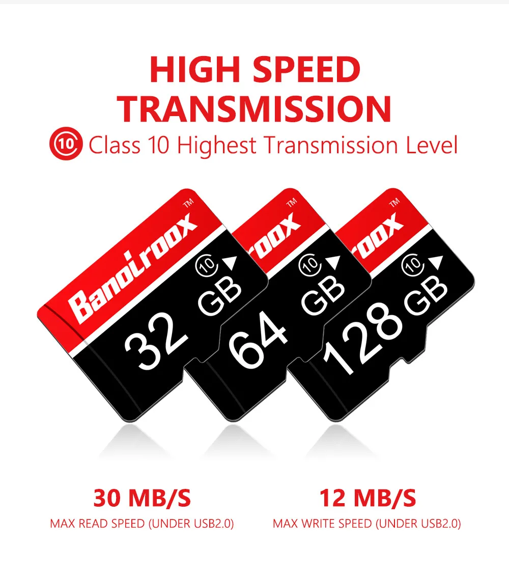 Высококачественная флеш-карта памяти sd 8 ГБ 16 ГБ 32 ГБ класс 10 SDHC/SDXC Microsd 64 Гб 128 ГБ tarjeta micro sd карта Cartao de memoria