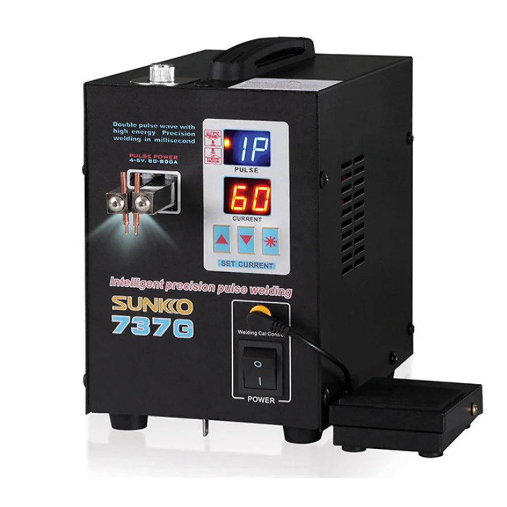

SUNKKO737G Intelligent Precision welding large-battery DIS inductive hand-held dual-function battery spot welding machine