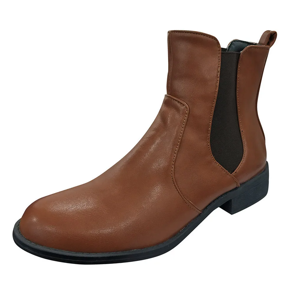 Женские ботинки Сезон весна-осень водонепроницаемые ботильоны Ботинки на низком