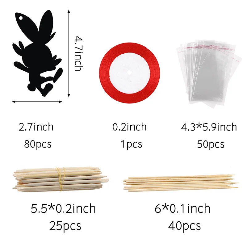 Набор бумажных скретч-карточек с радугой 80 шт. |