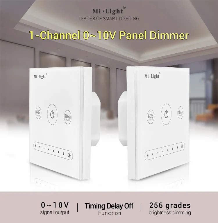 Milight AC100 220V 1 канальный 0 10 в панель диммер с wifi пультом дистанционного управления