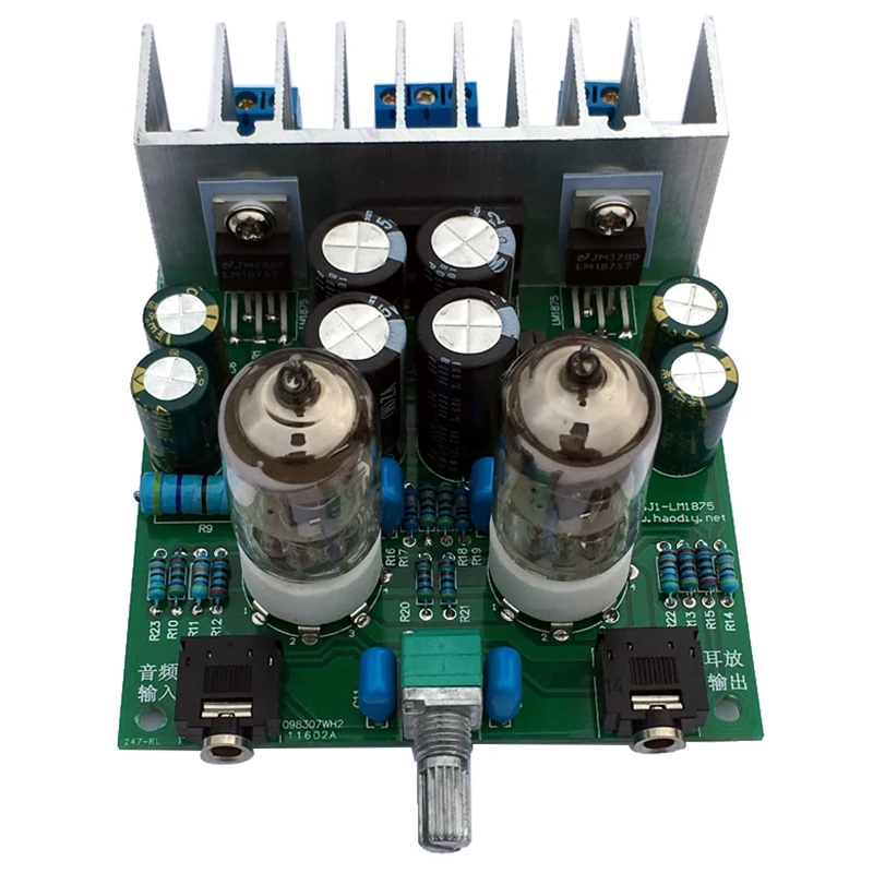Ламповый усилитель HIFI 6J1 усилители для наушников LM1875T Плата усилителя мощности 30