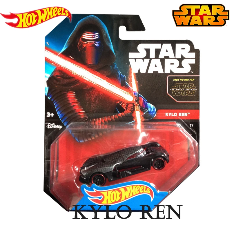Подлинные Hot Wheels Звездные войны классический фильм тема серии ролевая модель автомобиля коллекция игрушек для детей мальчиков подарок на день рождения CGW35 - Цвет: Kylo-ren