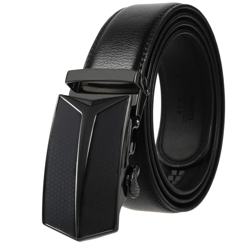 

designer belts men high quality The new men's leather belt automatically buckles the cowhskin waistband for casual business