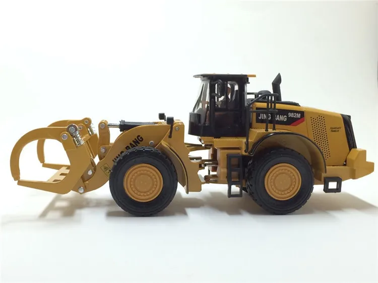 1:50 колесный вилочный погрузчик деревянная модель из сплава изысканная