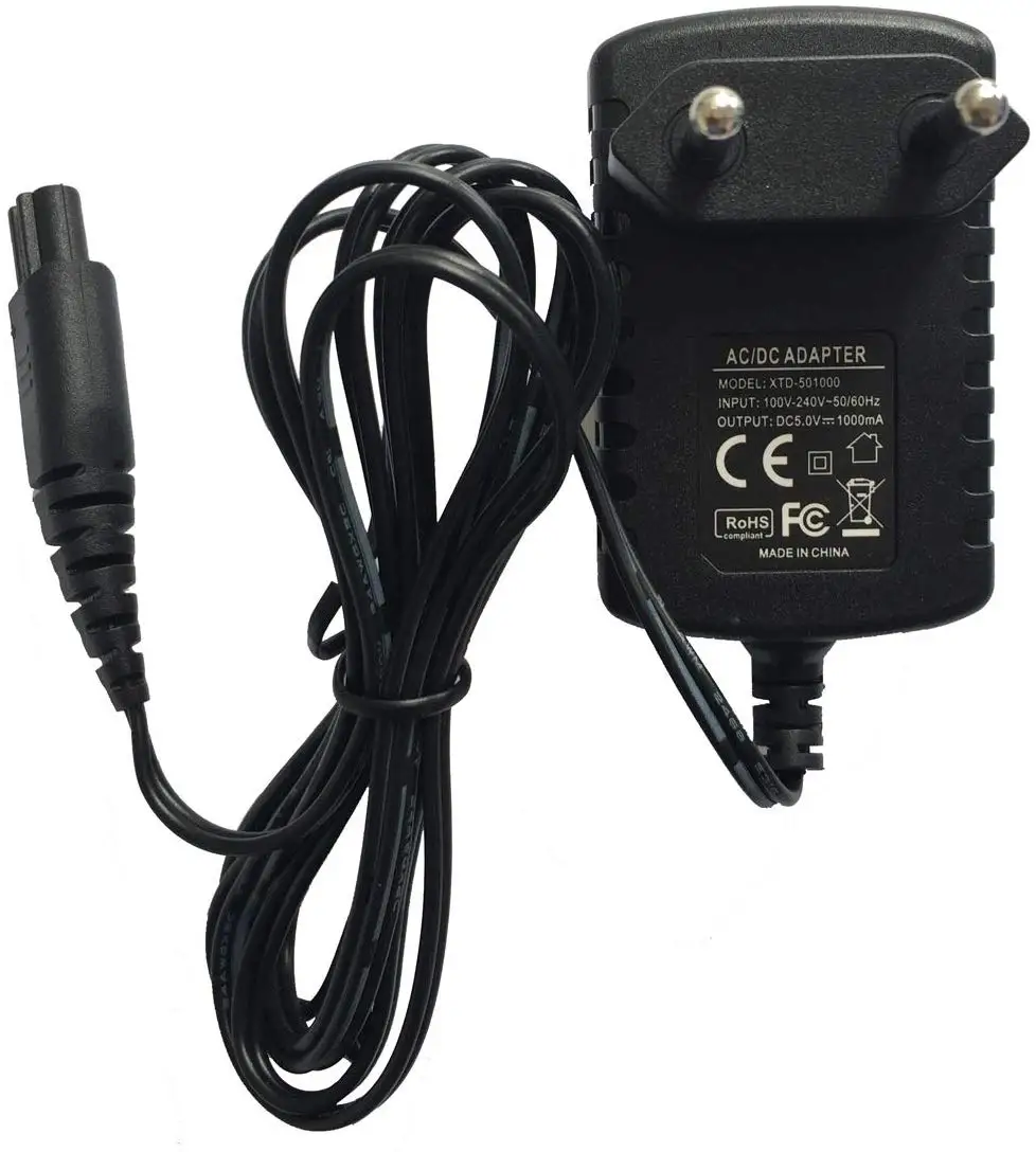 Зарядное устройство для электробритвы 5 В 1 А XR1330 XR1350 XR1400 PF7500 XF8500 HC5870 MB4900