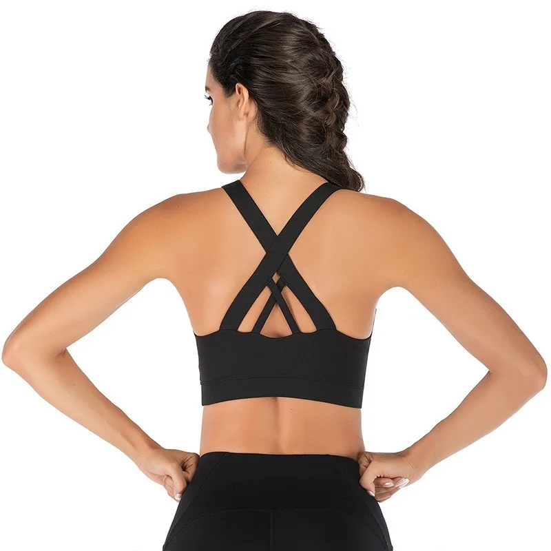 

No Rim Running Fitness Sports Underwear Yoga Bras Breathable Sports Bras for Women Shockproof Workout Casual Sportswear Jogging
