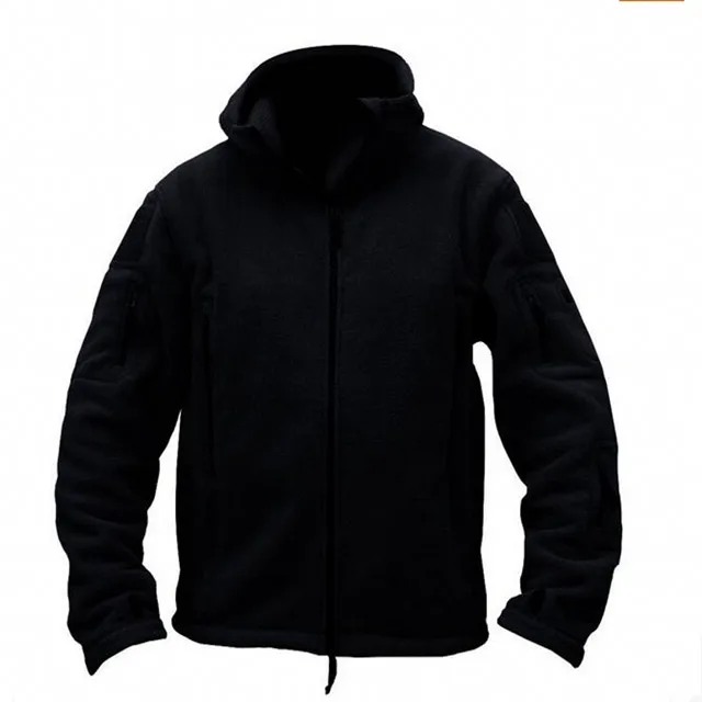 Black 1004 Tactical Military Uniform Men Outdoors Adventure Coats Male Hooded Jacket Men Thermal Army Clothing Warm Windproof Outerwear - Цвет: Black 1004