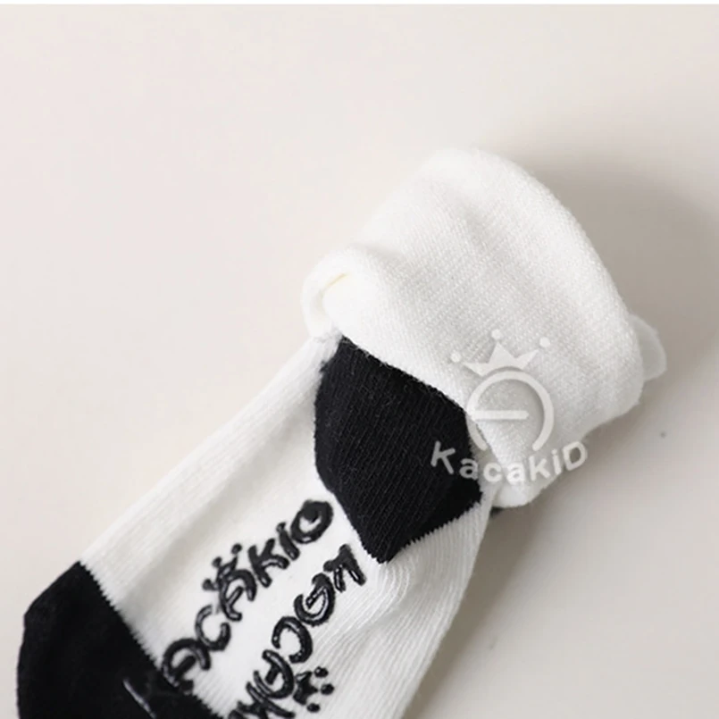 Носки хлопковые для новорожденных мультяшная панда мышь медведь Длинные