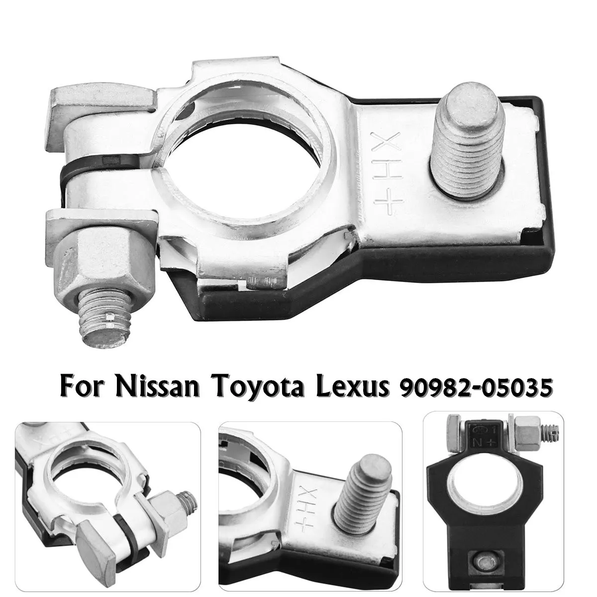 2 шт. металлические кабельные наконечники для Nissan/Toyota/Lexus 90982 05035 24340 7F000|connectors for
