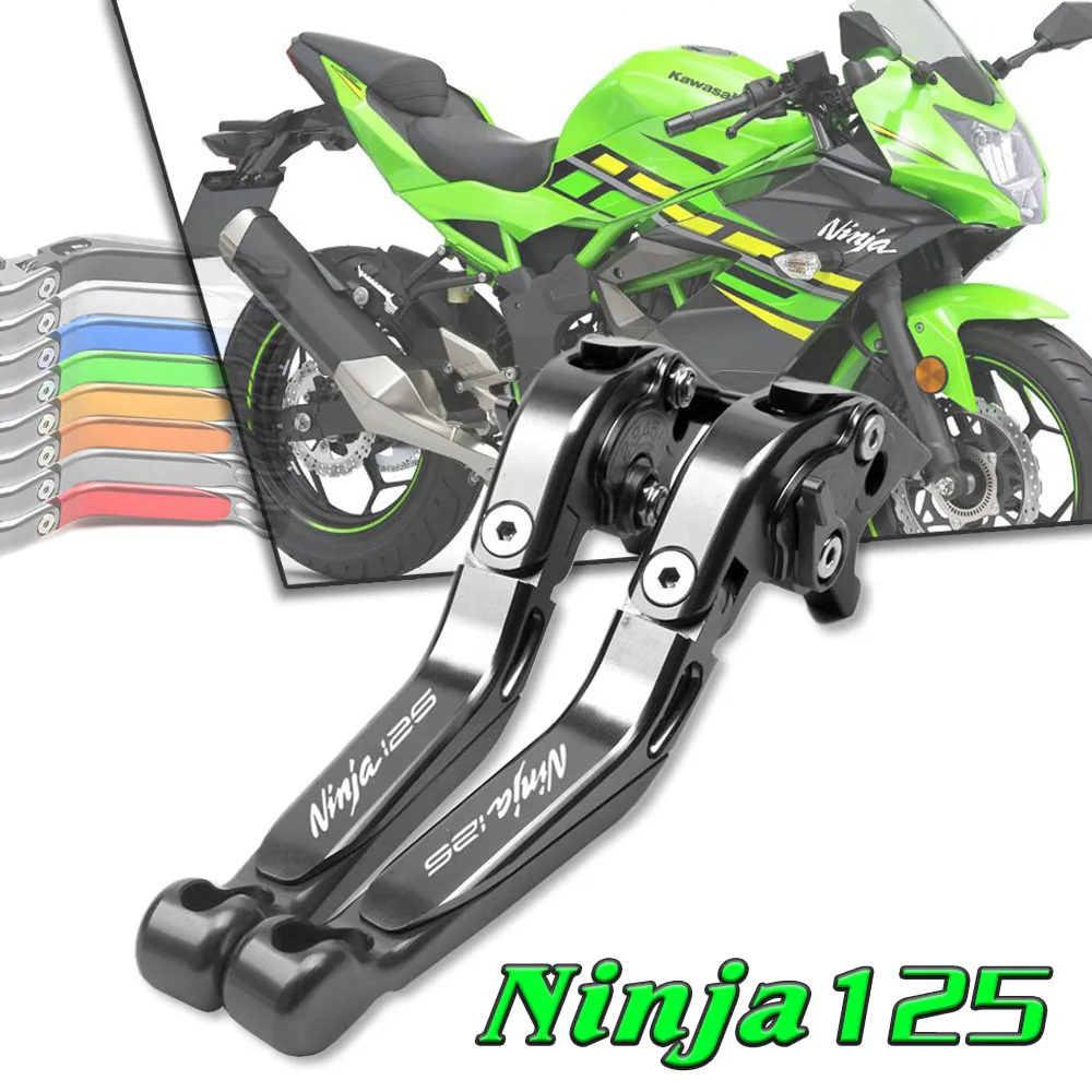 

New For KAWASAKI NINJA125 NINJA 125 Z125 Z 125 2019-2021 Motorcycle Accessories CNC Folding Extendable Brake Clutch Levers