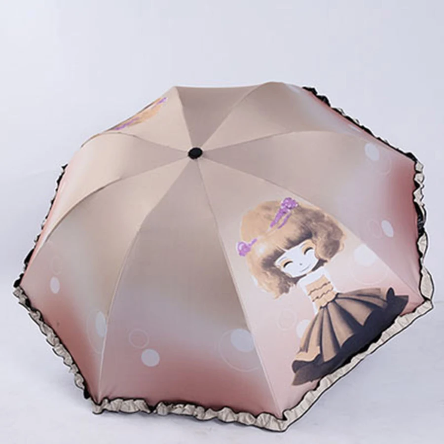УФ-Виниловый солнцезащитный Солнечный зонт творческие детские зонты для девочек