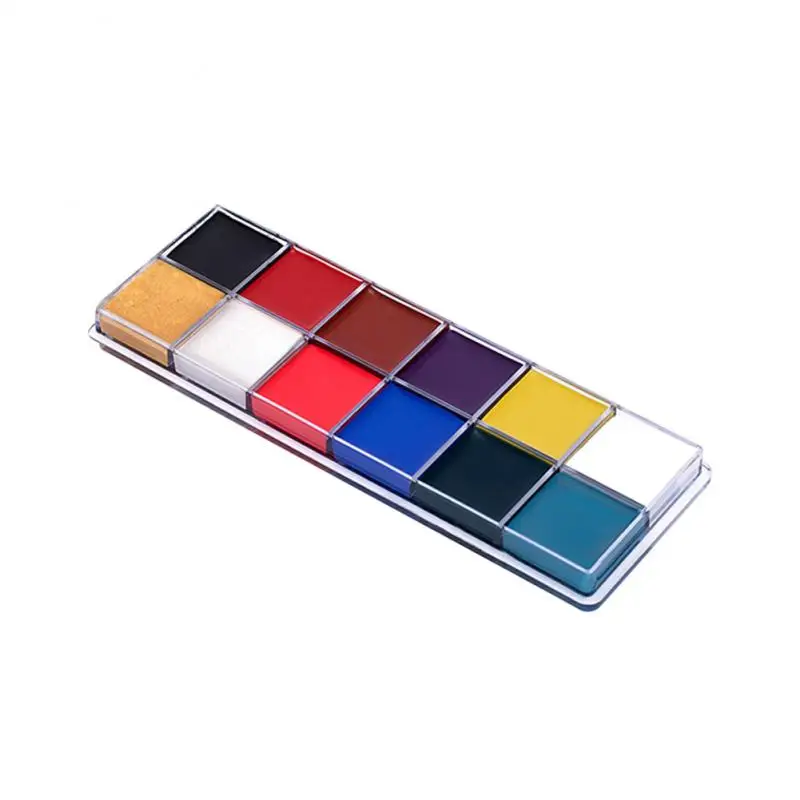 Краска для тела кинотеатр клоун водостойкая краска лица пигмент Модный 12 цветов