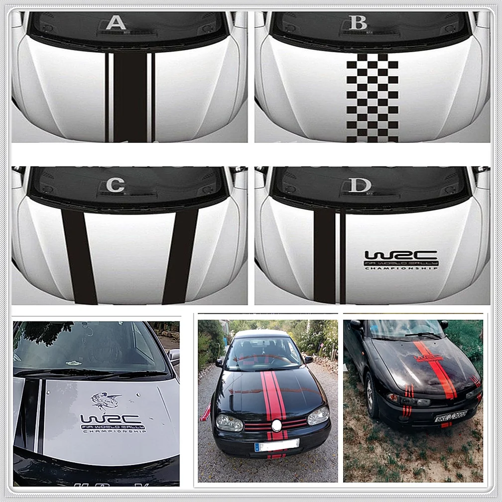 Автомобильная капот боди полоса виниловая гоночная Спортивная наклейка на