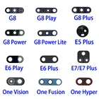 Стекло задней камеры для Moto E7, E6, E6s, E5, G8 Plus, Play, G8 Power Lite, One Vision, Fusion, Hyper Zoom, 2 шт.