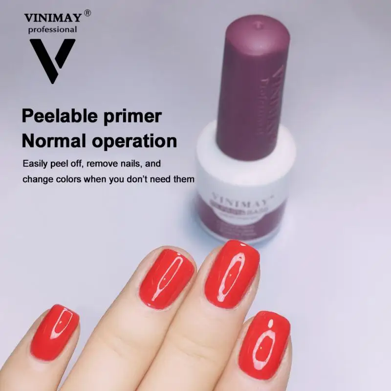 Лак для ногтей на резиновой основе прочный и крепкий не повреждающий ногти