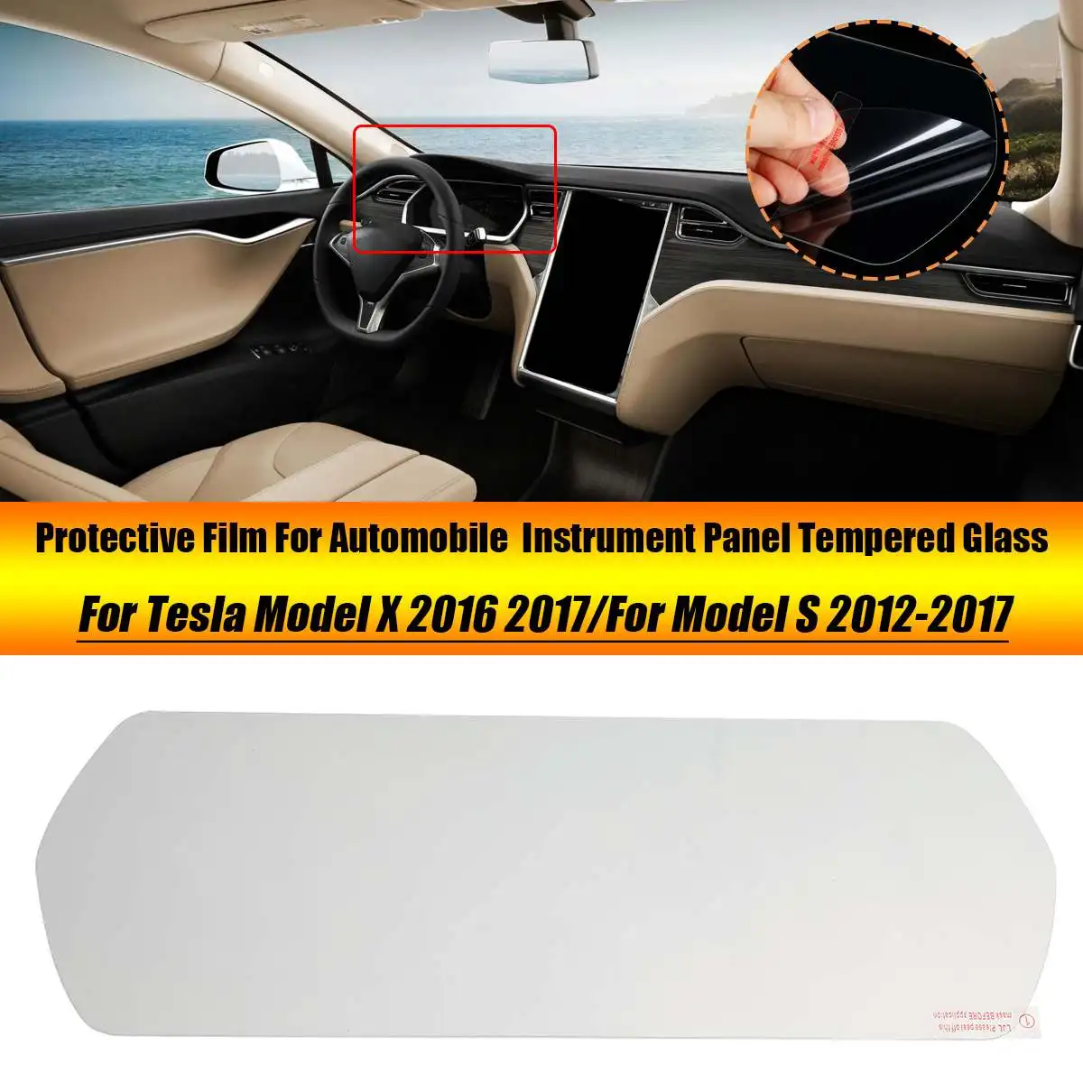 

Tempered Glass For Tesla Model 3 Y S X Accessories Center Control Touchscreen Car Navigation Touch Screen Protector Film