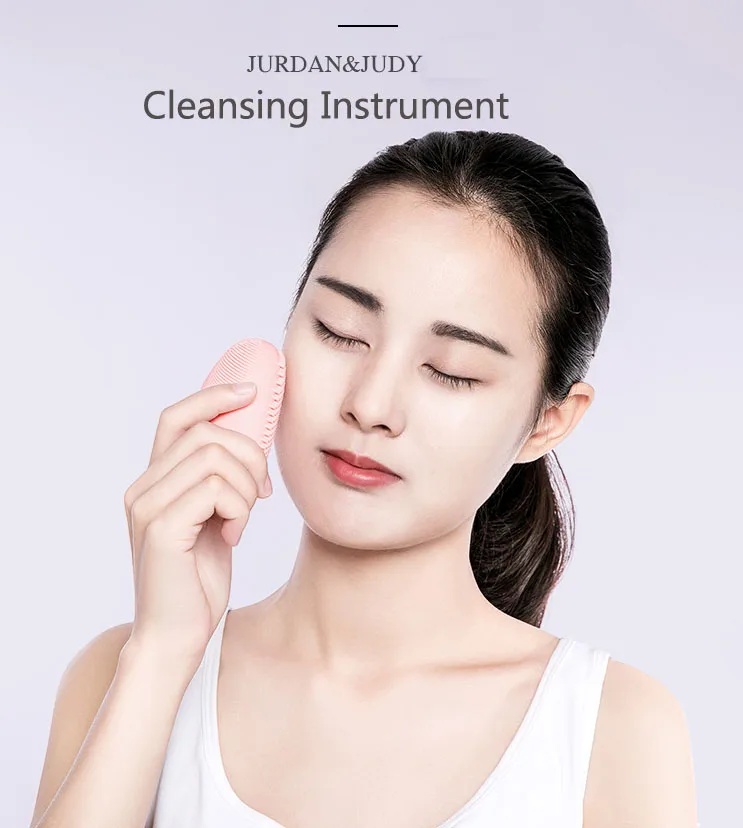 Youpin JORDAN &amp JUDY Face Cleaning Mini Electric Massage Brush Washing Machine Waterproof Silicone Deeply Cleansing Tools | Электроника