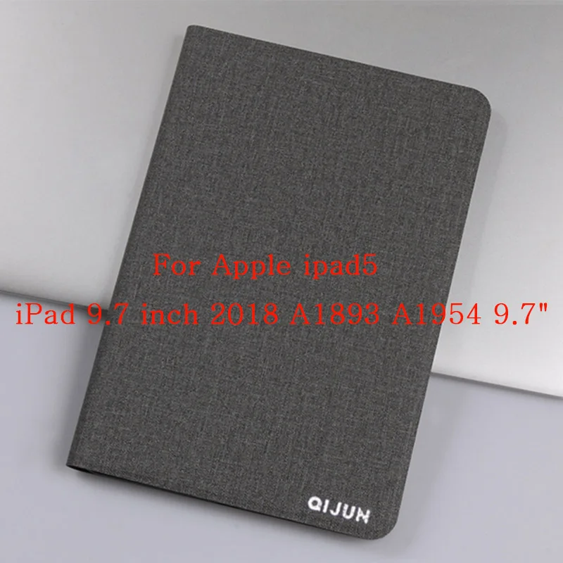 iPad 6 ipad 9.7 2018 Чехол для ipad 5 6 ipad 9,7 Qijun планшетный чехол для ipad 5 ipad 6 A1822 A1823 A1893 A1954 мягкое силиконовое покрытие Стенд кожаный чехол - Цвет: iPad 6 ipad 9.7 2018