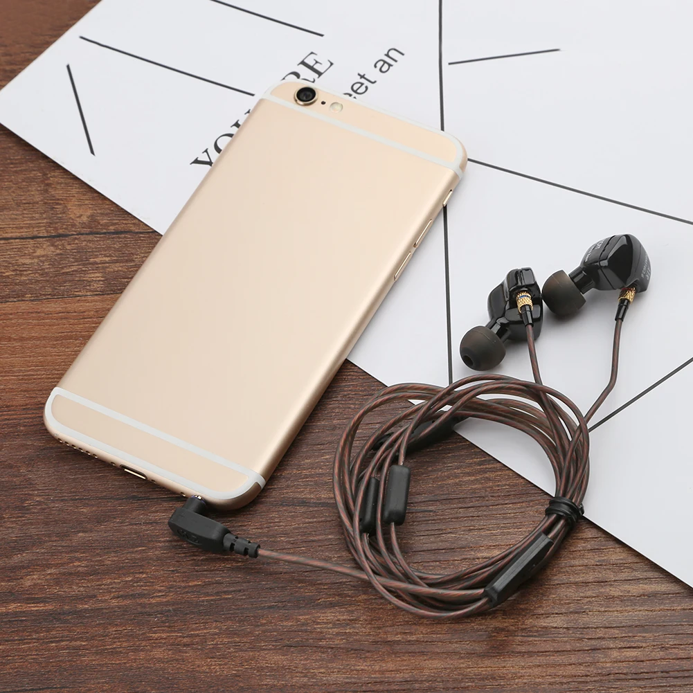 KZ ATR стерео наушники 3 5 мм In-Ear Шум шумоподавления Hi-Fi супер бас спорт на открытом