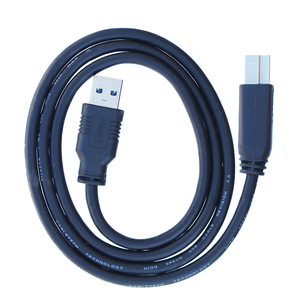 Высокоскоростной Шнур USB 3 0 типа A на B штекер для синхронизации данных кабель 1 м