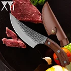 Кухонный нож XYj из нержавеющей стали, кухонный резец 5,5 дюйма для мяса, овощей, мяса, рыбы, фруктов, овощей