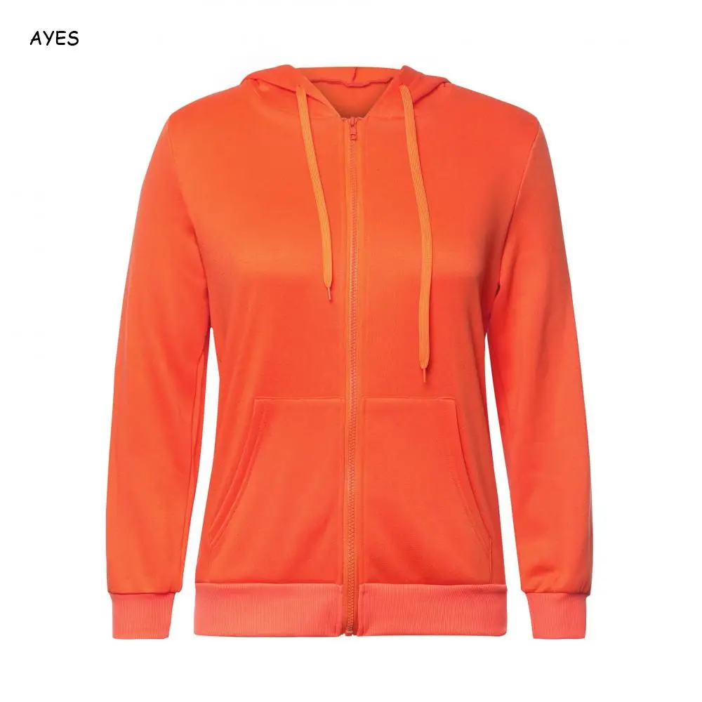 2019 Осенняя черная Базовая Женская оранжевая Модная тонкая куртка Свободное