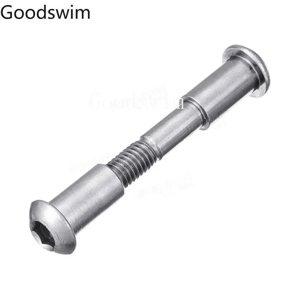 Silver Bolt Screw Шарнирный болт ремонт закаленная сталь замок фиксированный Болт Винт складной крюк для Xiaomi MIJIA M365 скутер запчасти M365 складной держатель - Цвет: Silver Bolt Screw