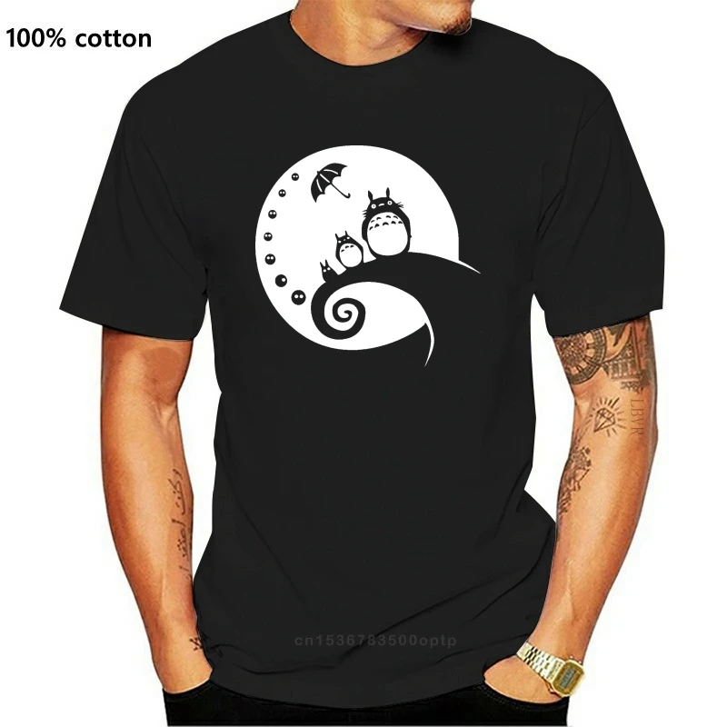 Мой сосед рубашки с Тоторо милые футболки коротким рукавом Симпатичная