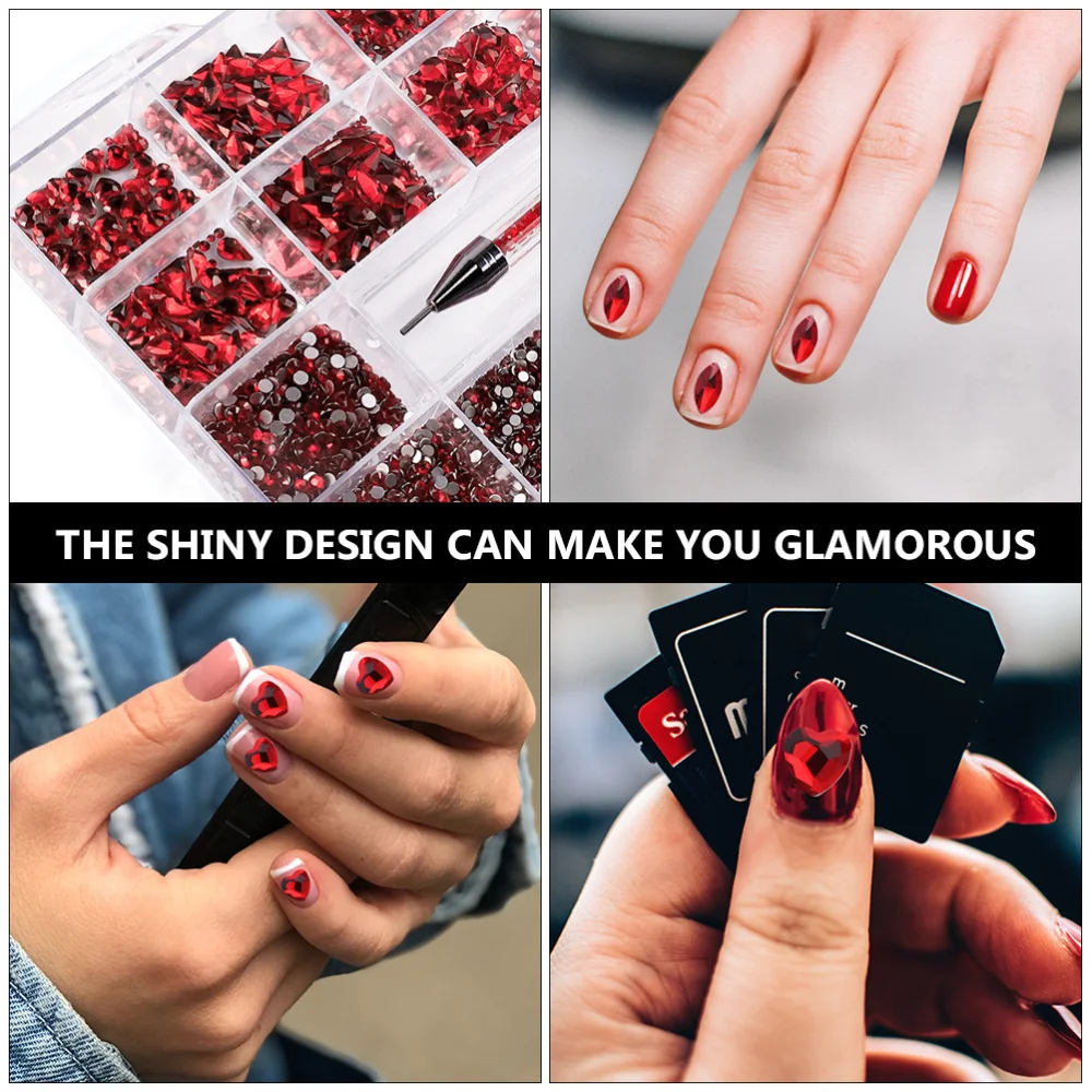 

1 Set Nail Art Rhinestones Personalized Nail Decorations Diamond Sequins