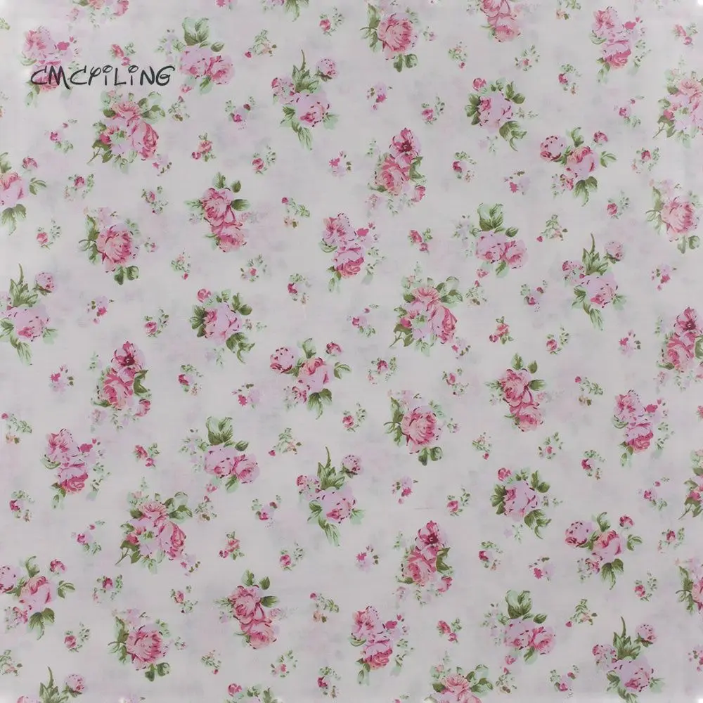 Детская одежда для сна из Твила хлопковая ткань с цветочным принтом шитья платье