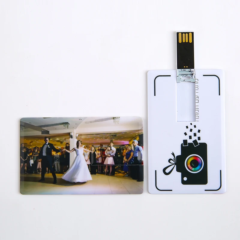 30 шт./лот Бесплатная печать логотипа на заказ фото кредитная карта Usb 2 0 Флешка 4 ГБ