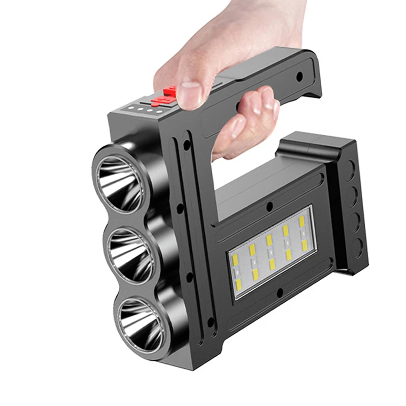 

Power Bank Flashlight Three Light Super Bright Multi-Function