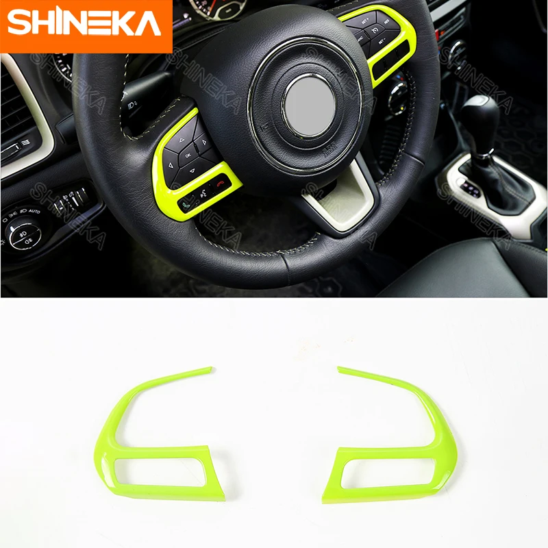 SHINEKA интерьерные молдинги для Jeep Renegade 2016 + автомобильные аксессуары интерьерная