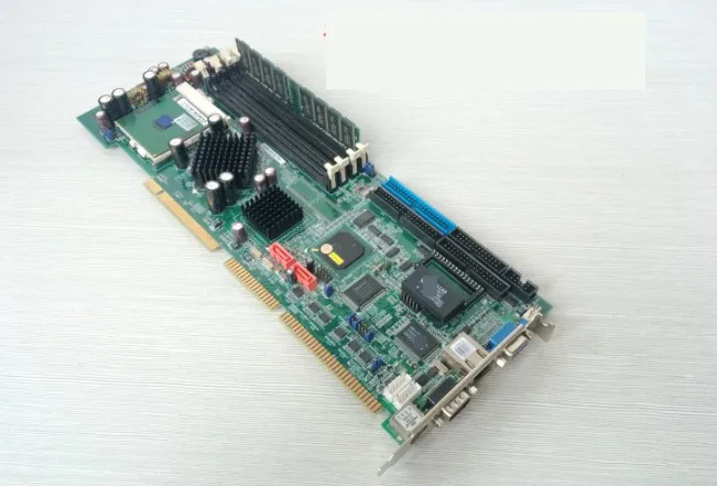 Стандартная оригинальная системная плата ПК, полноразмерная карта памяти, системная плата PICMG 100% с процессором RAM 1-LAN