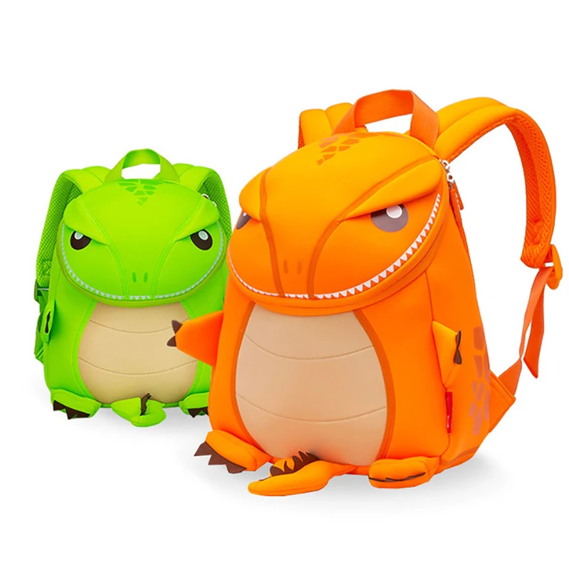Детский рюкзак с динозавром для мальчиков и девочек водонепроницаемая сумка