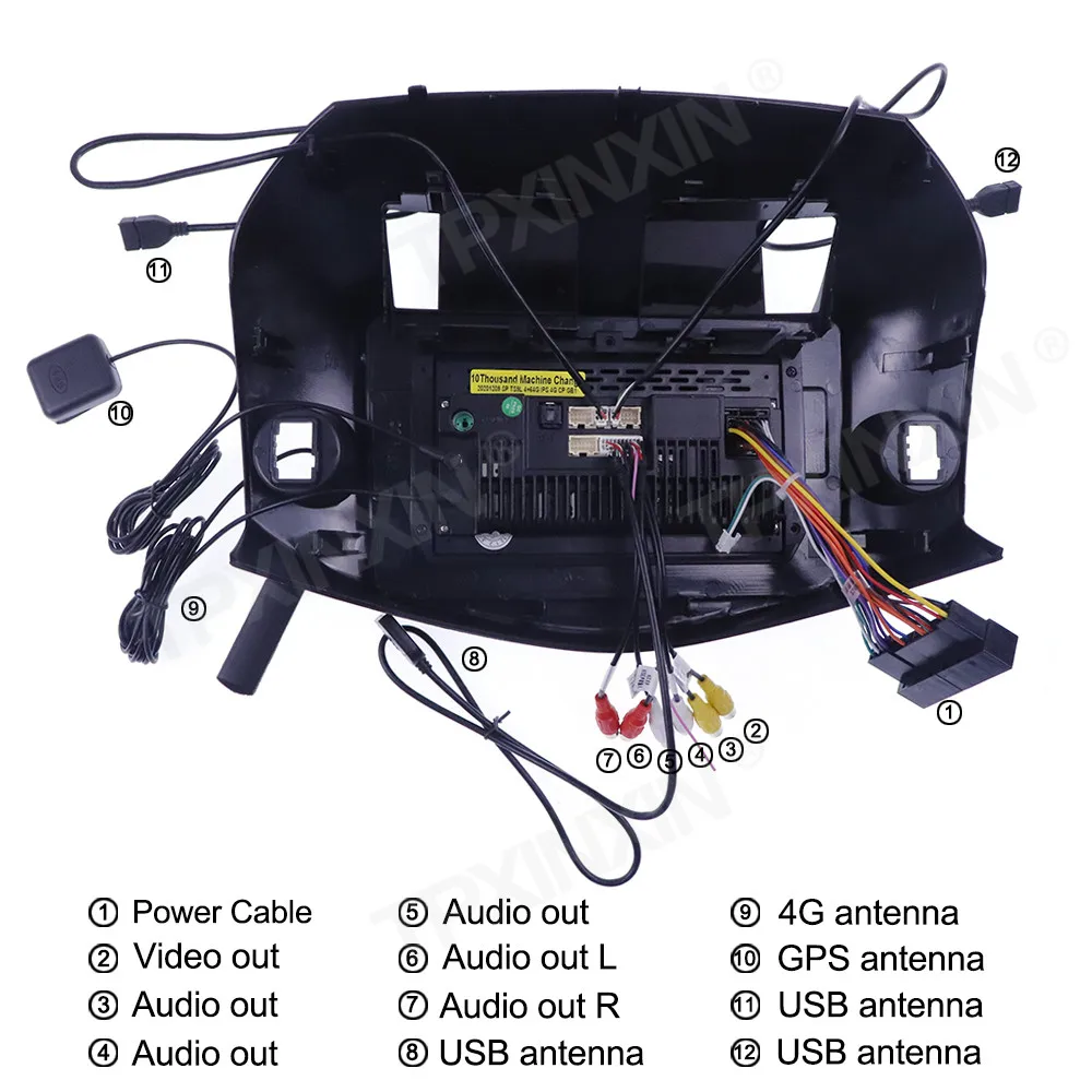 구매 도요타 RAV4 2005-2013 무선 Carplay 6G + 128G 안 드 로이드 10.0 GPS 자동차 멀티미디어 플레이어 Headunit 오디오 라디오 탐색 테이프