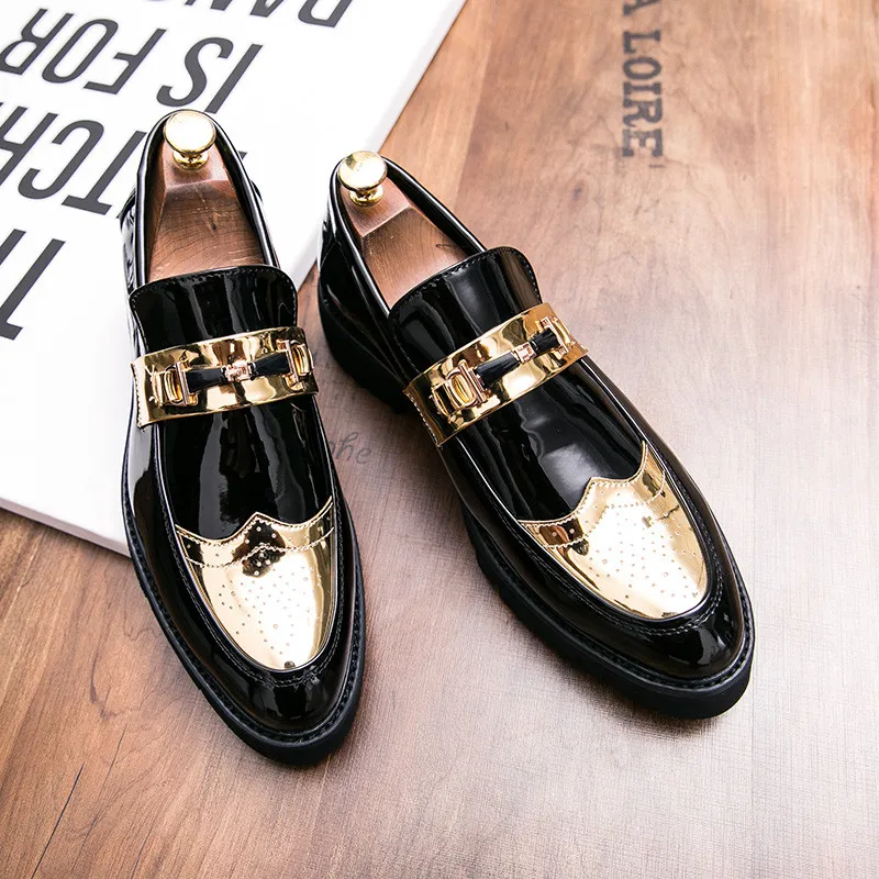 

Oxford Shoes Men Formal Men's Luxurious New 2021 Fashion Non-slip Party Comfortable Personality Wear-resistant Trend