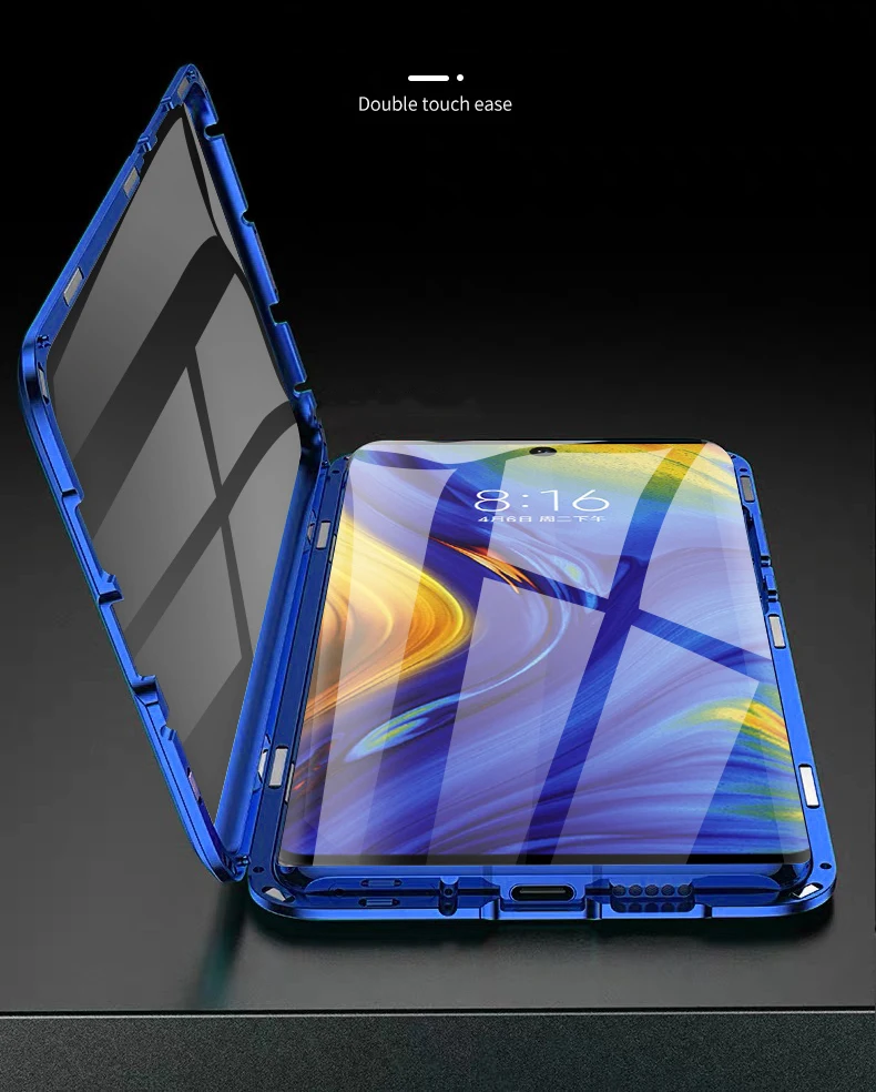 360 Полный Магнитный чехол для samsung Galaxy Note 10 Plus Pro Корпус защитный двухсторонний закаленное стекло Чехол samsung Note10 Pro
