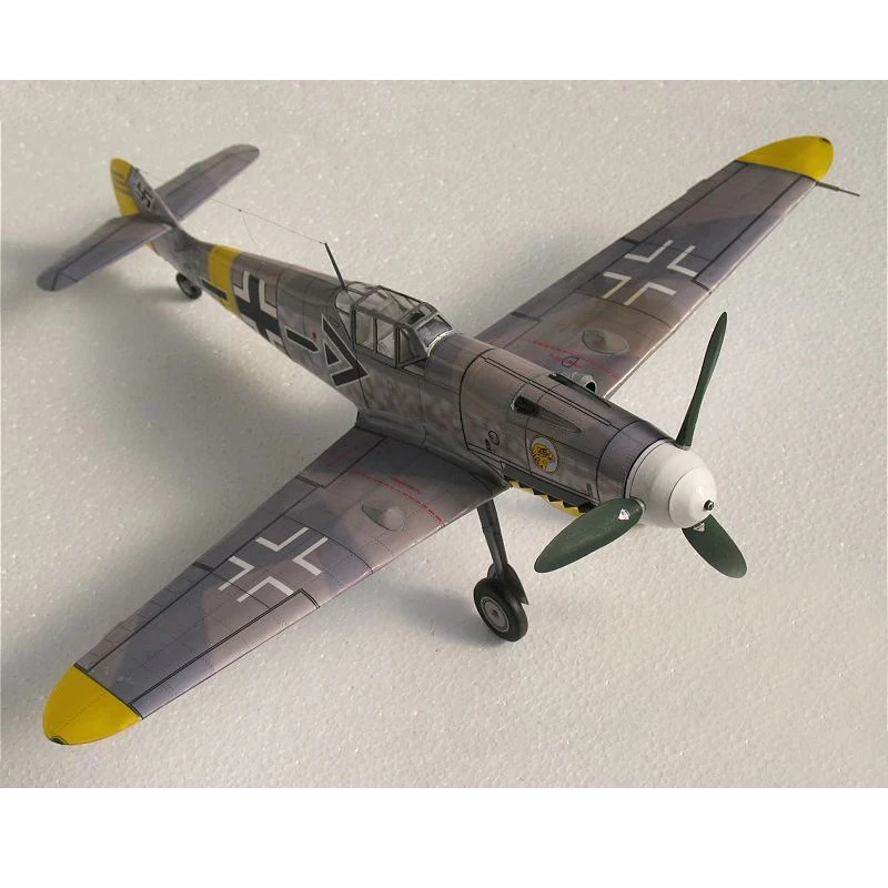 DIY масштаб 1:32 Германия Messerschmitt фотосамолет 3D бумажная модель Обучающие игрушки