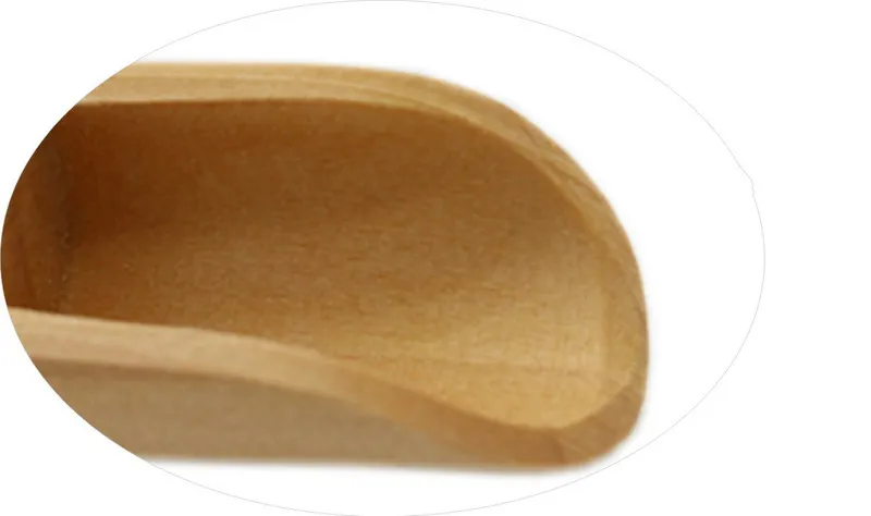 3 шт. Мини Деревянные черпаки ванн Уайт герлс ложка конфеты для муки совки Кухня