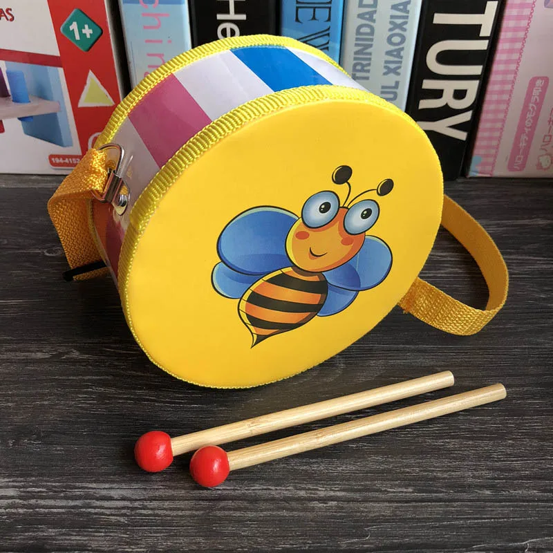 Инструмент игрушки Цвет Деревянная Ручная двусторонняя с двумя паззл на