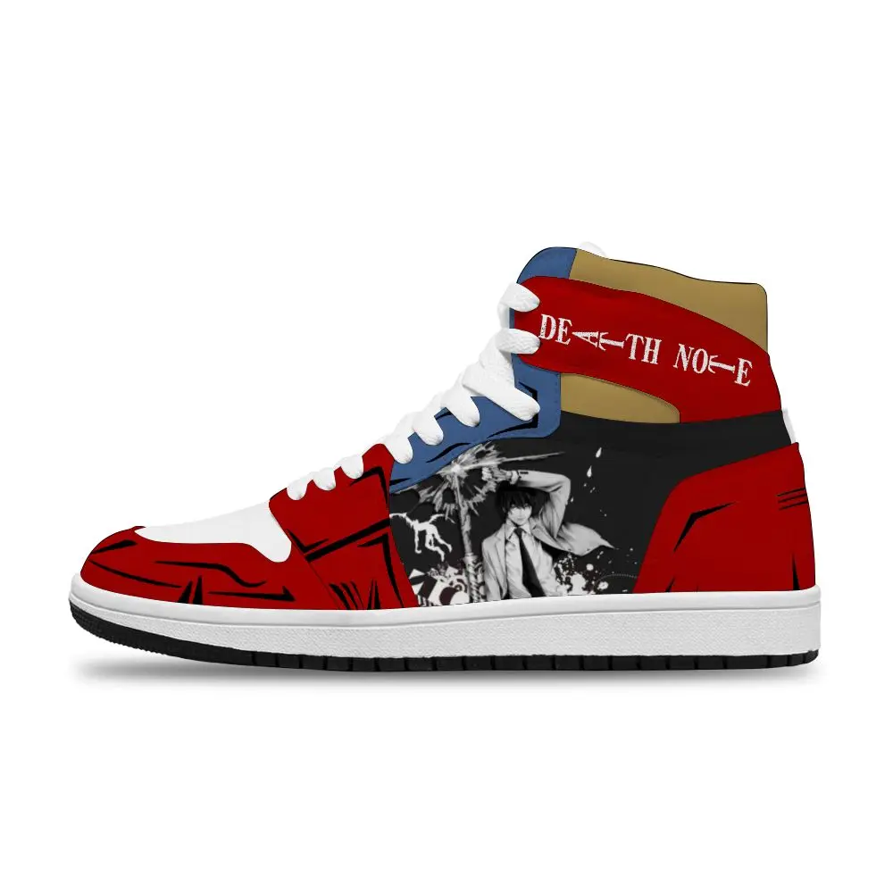 

2021 Japanese Hot Anime Death Note Diy Breathable Running Non-Slip Leisure Shoes For man Unisex trend Sneakers